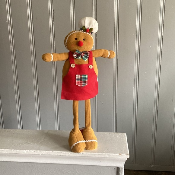 NWT- 24” Absolutely Precious- Holiday Baker Gingerbread Decoration w/Hat & Apron - Picture 12 of 16